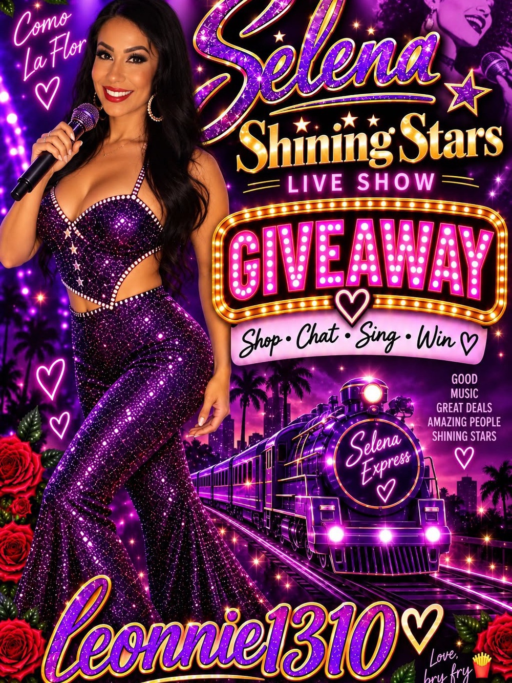 10/28- Giveaway Selena Shining Stars